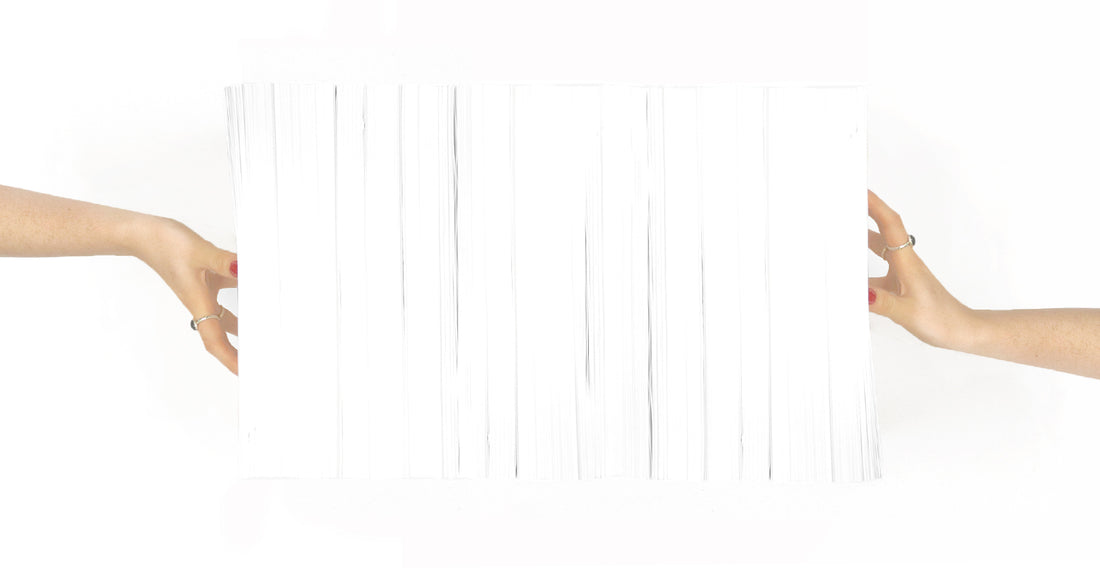 on recycled paper