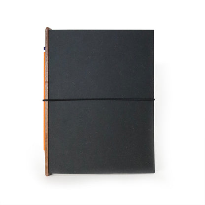 the one with the pencil. a5, black